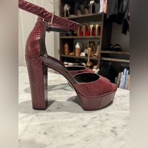 Platform block heels! So pretty!